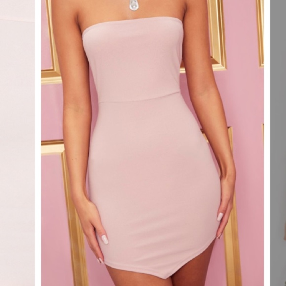 Cute strapless bandeau dress